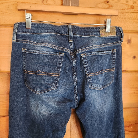 Denim & Supply Ralph Lauren 💜 Straight Leg Jeans Stone Wash Stretch Sz 32 X 31" - Picture 10 of 11
